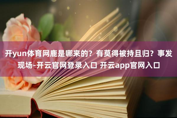 开yun体育网鹿是哪来的？有莫得被持且归？事发现场-开云官网登录入口 开云app官网入口